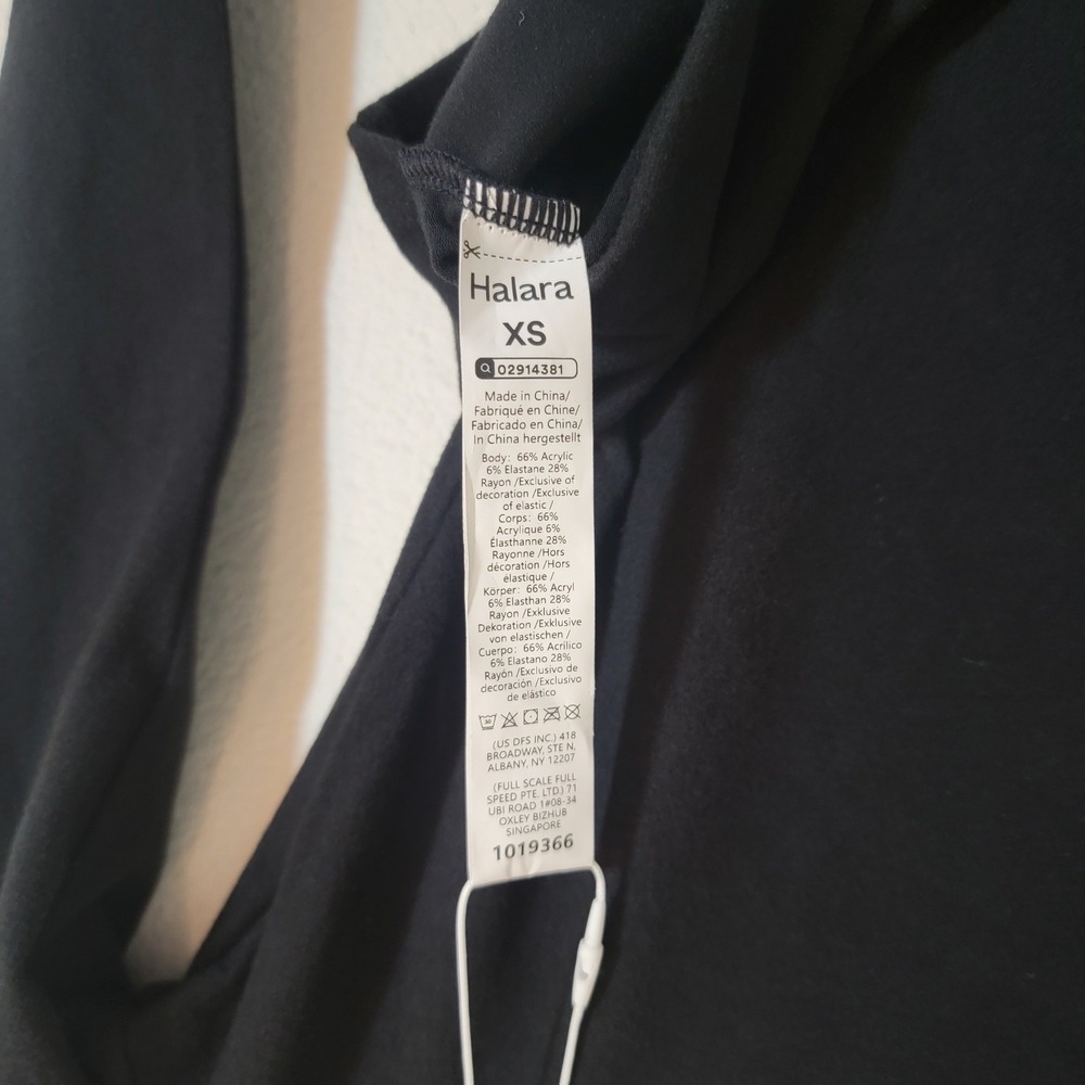 Halara Scoop Neck Long Sleeve Work Warming T-Shirt NEW XS Basic Heatcore Fleece‎ - Picture 15 of 16